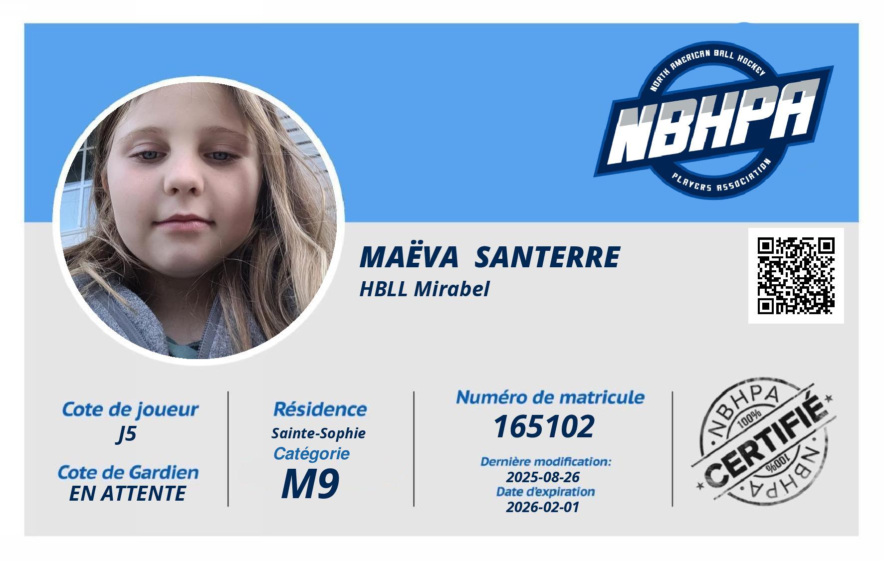 Maëva  Santerre 