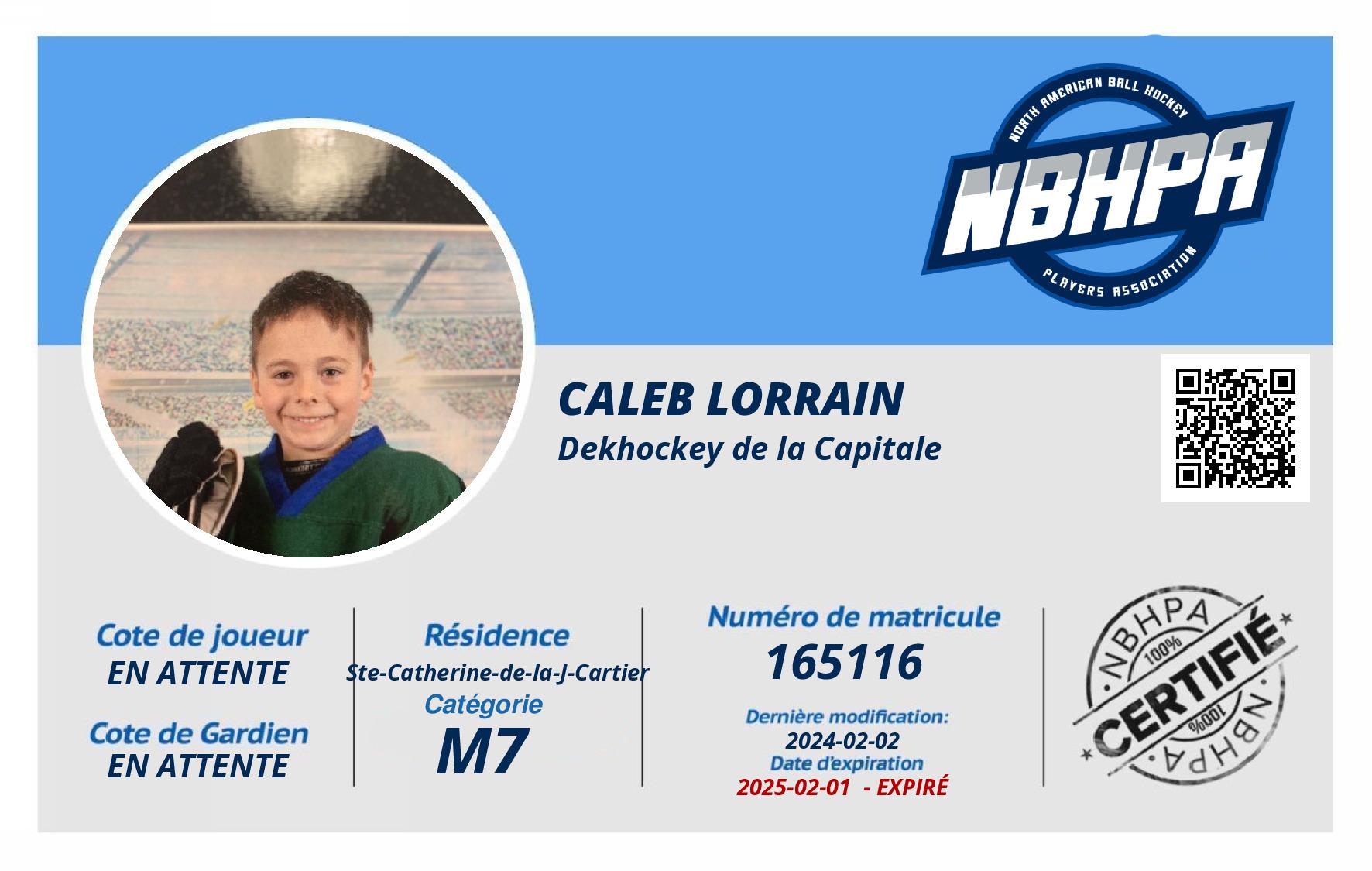 Caleb Lorrain