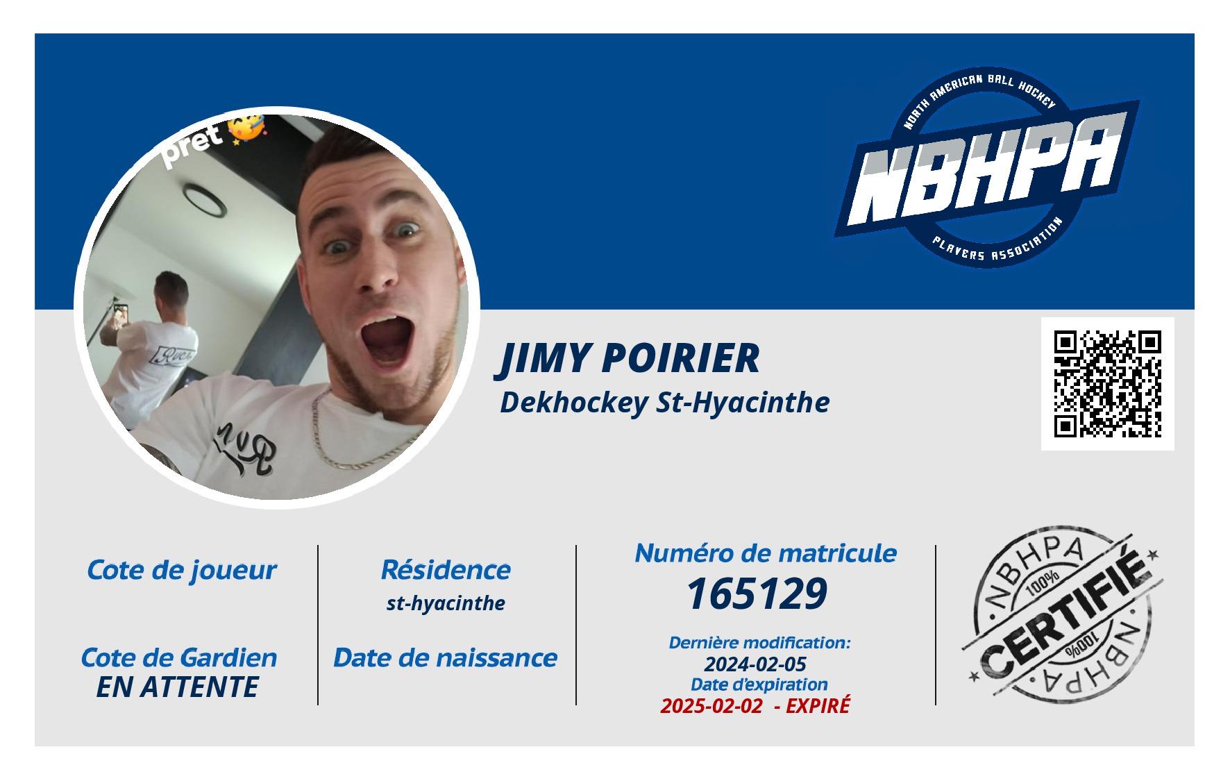 Jimy poirier