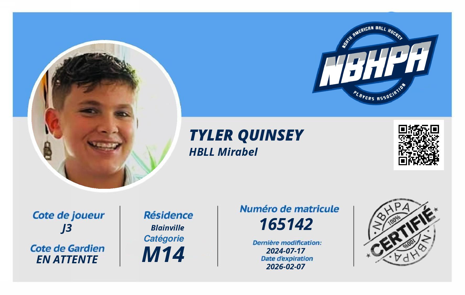 Tyler Quinsey