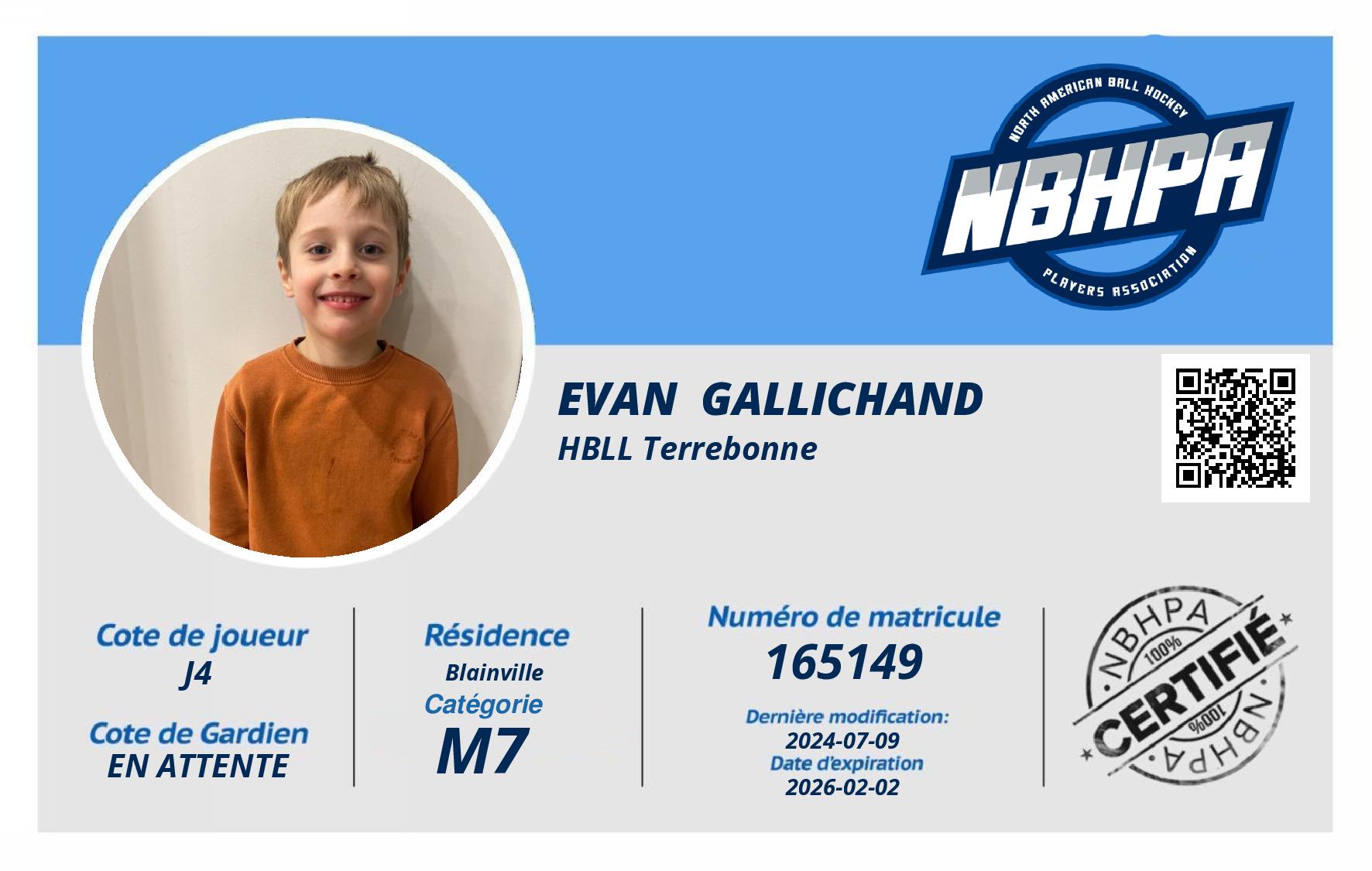 Evan  Gallichand