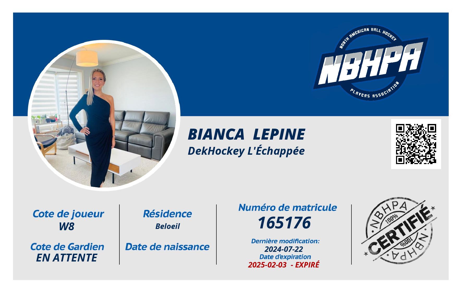 Bianca  Lepine 