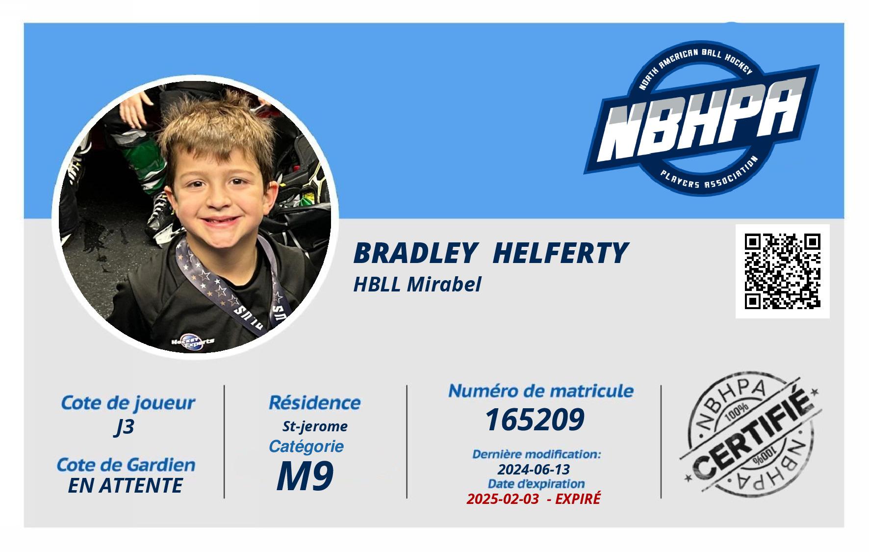 Bradley  Helferty