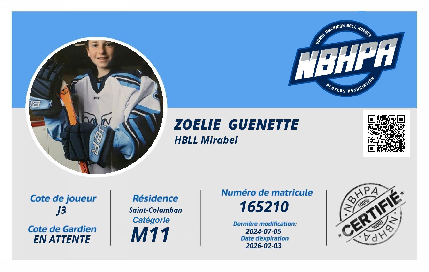 Zoelie  Guenette