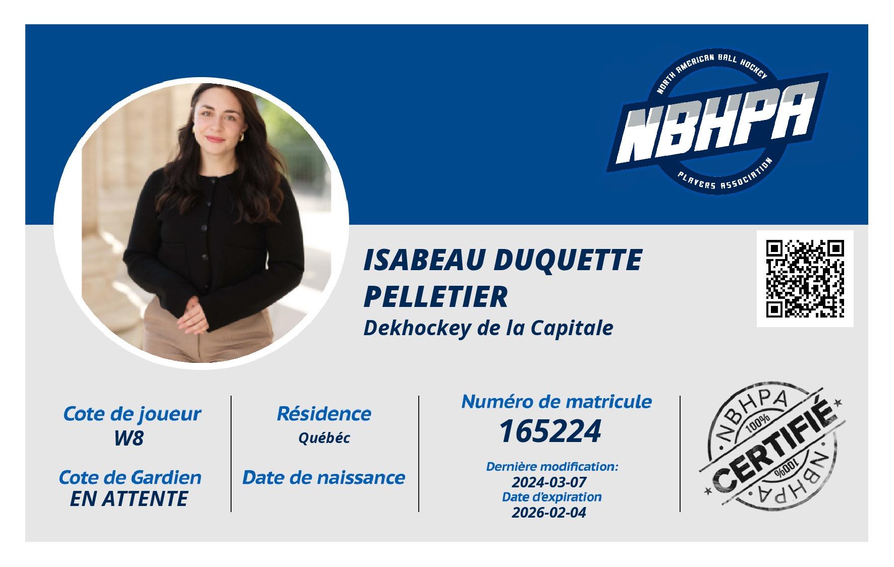 Isabeau Duquette Pelletier