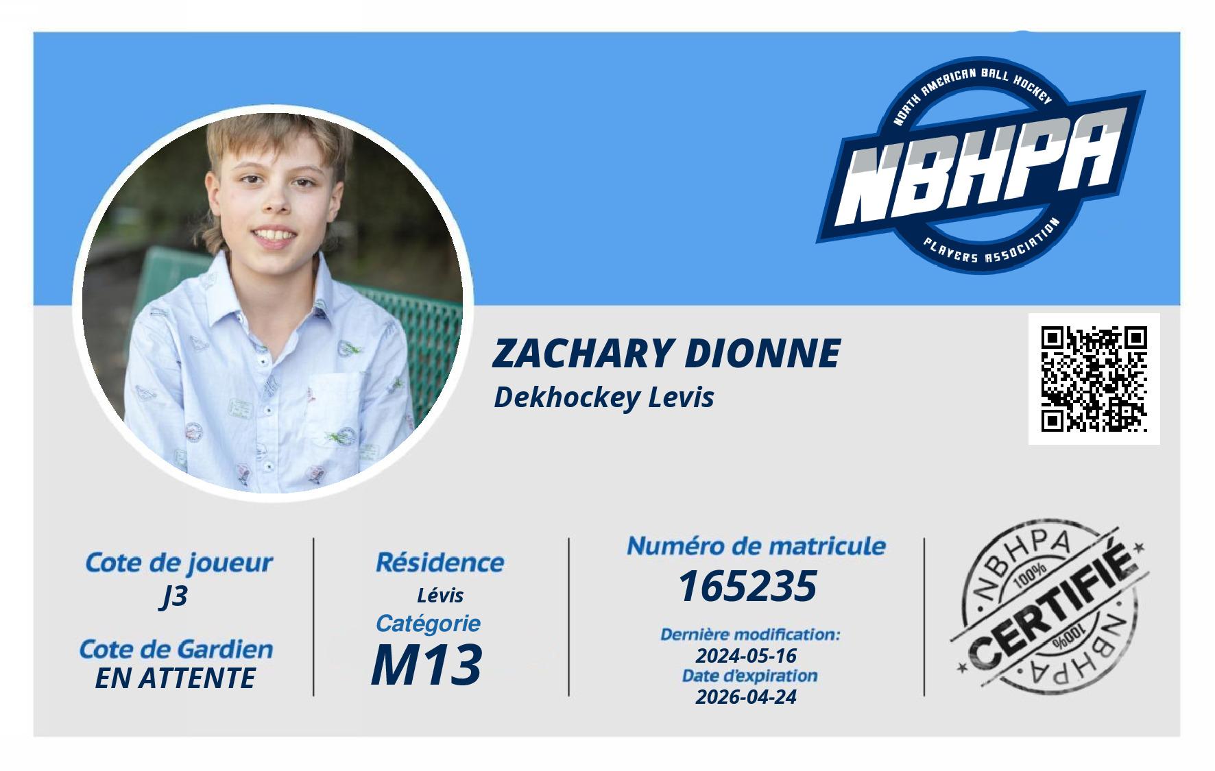 Zachary Dionne