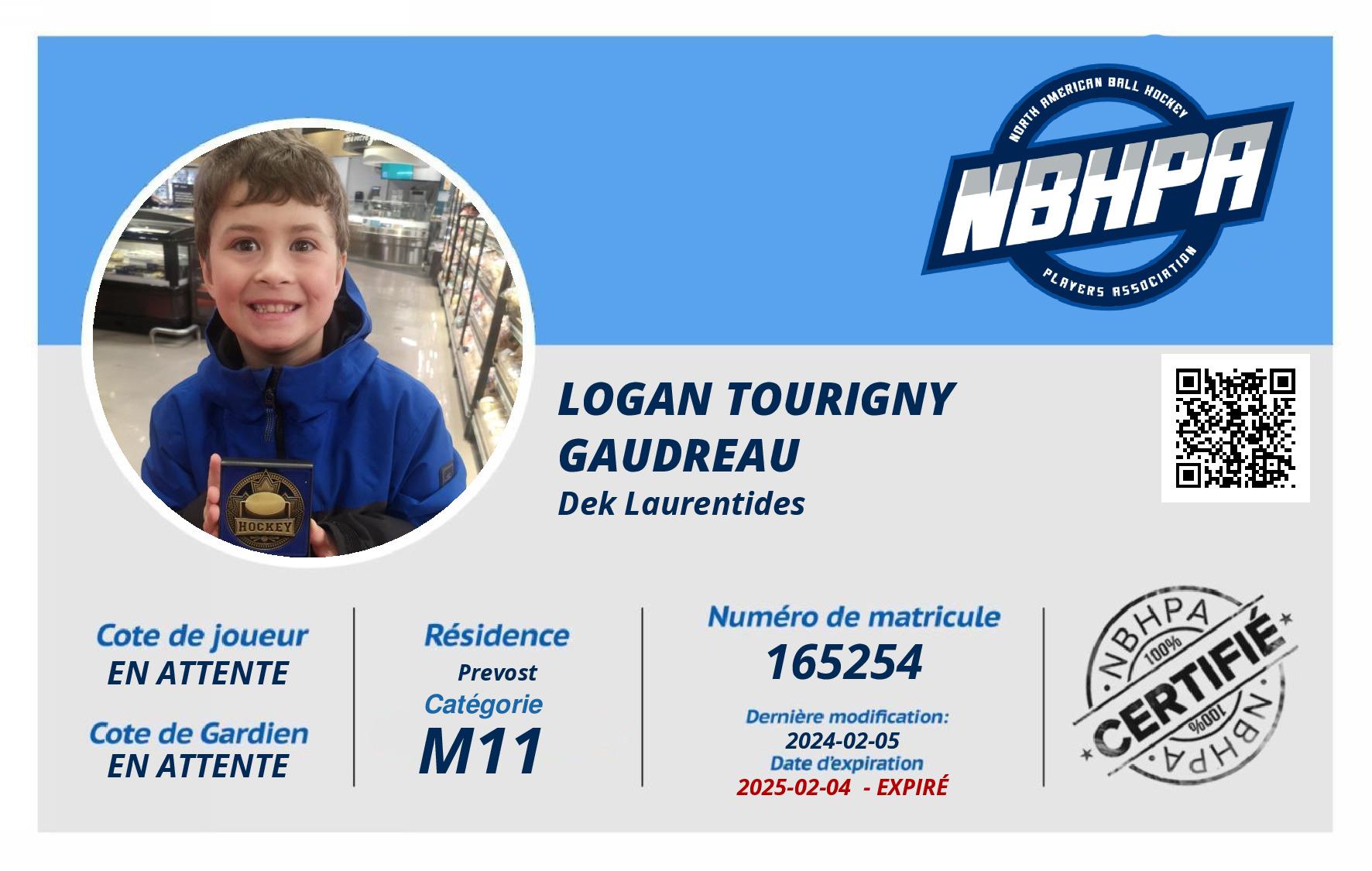 Logan Tourigny Gaudreau 