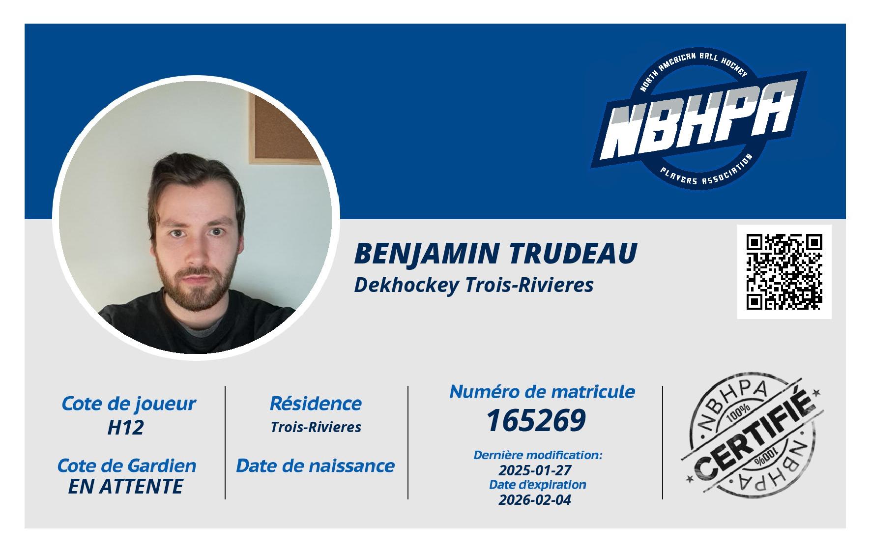 Benjamin Trudeau