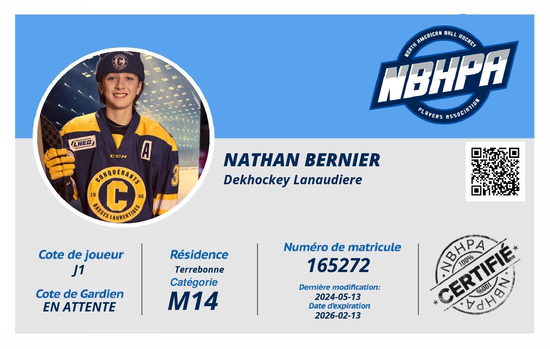 Nathan Bernier