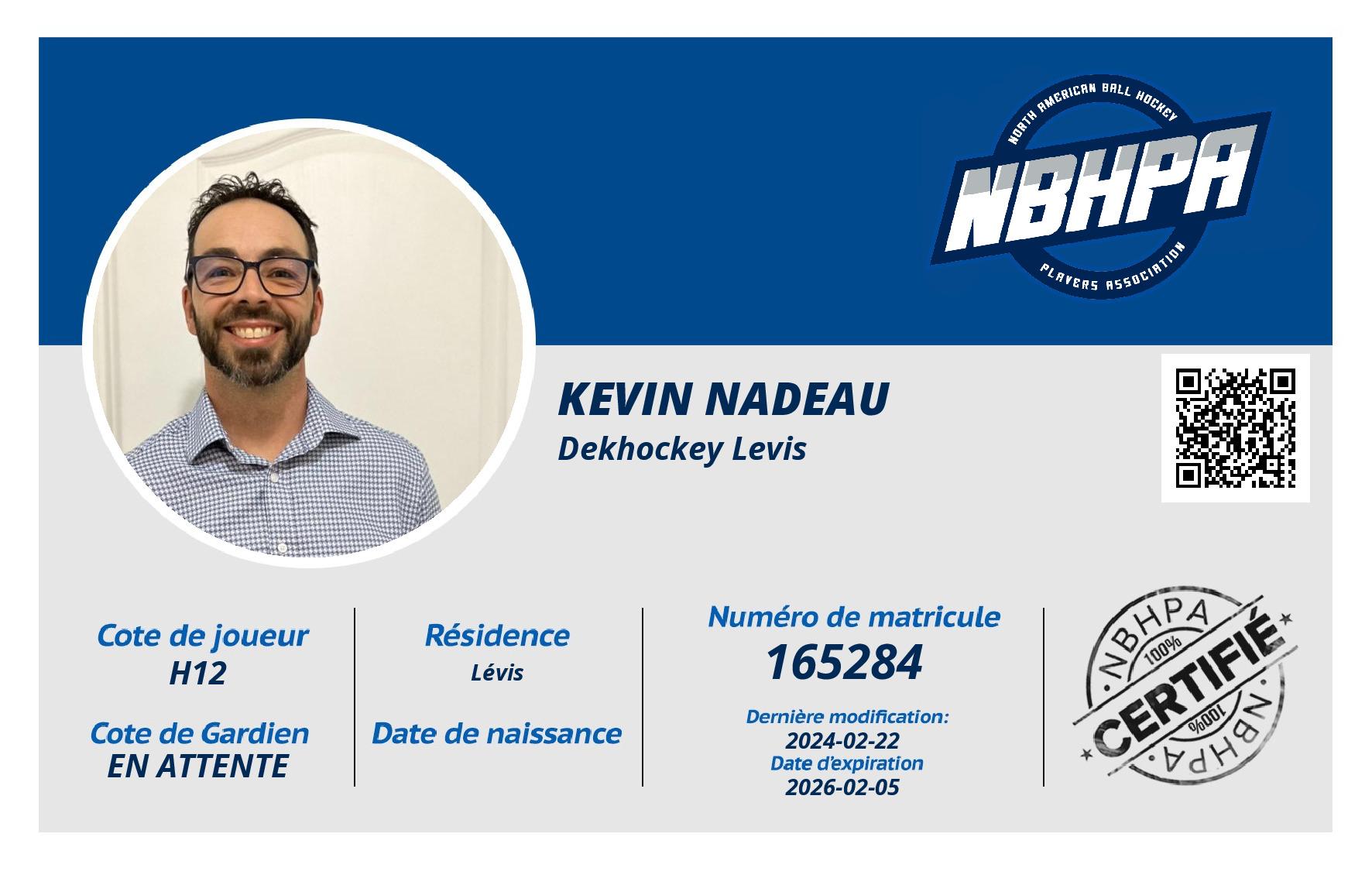 Kevin Nadeau