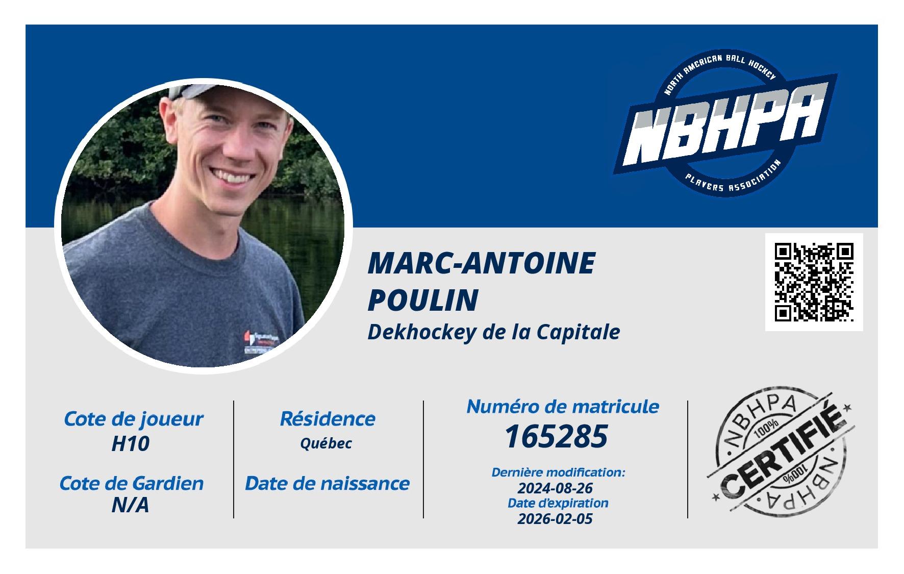 Marc-Antoine  Poulin