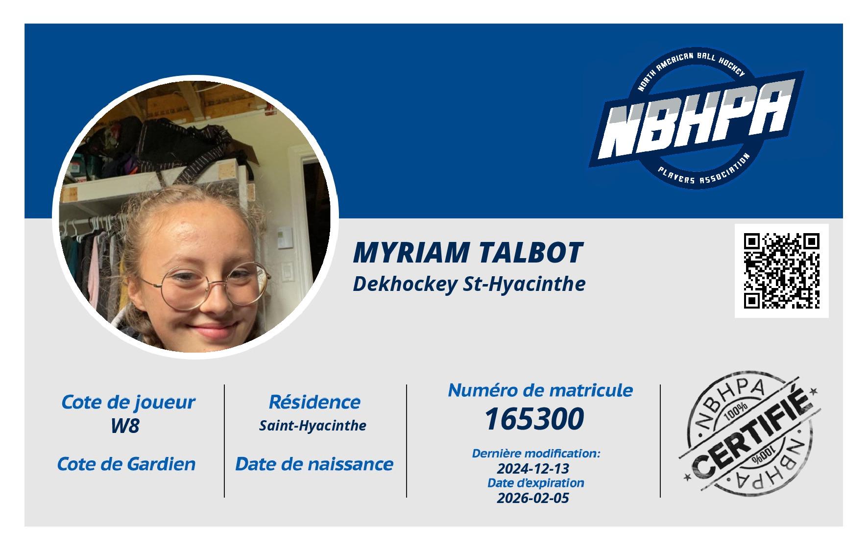 Myriam Talbot
