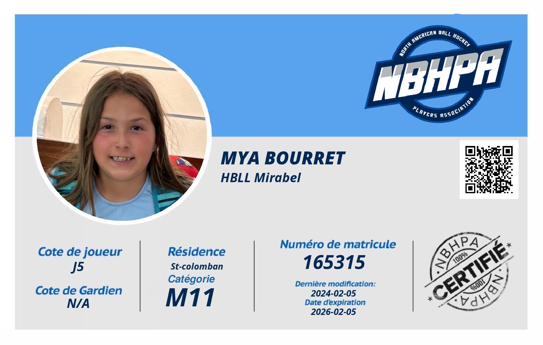 Mya Bourret