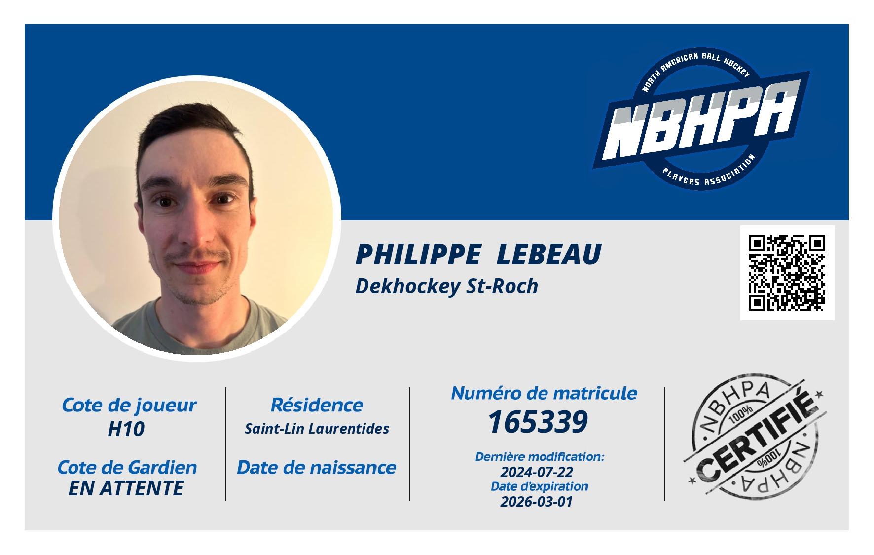 Philippe  Lebeau