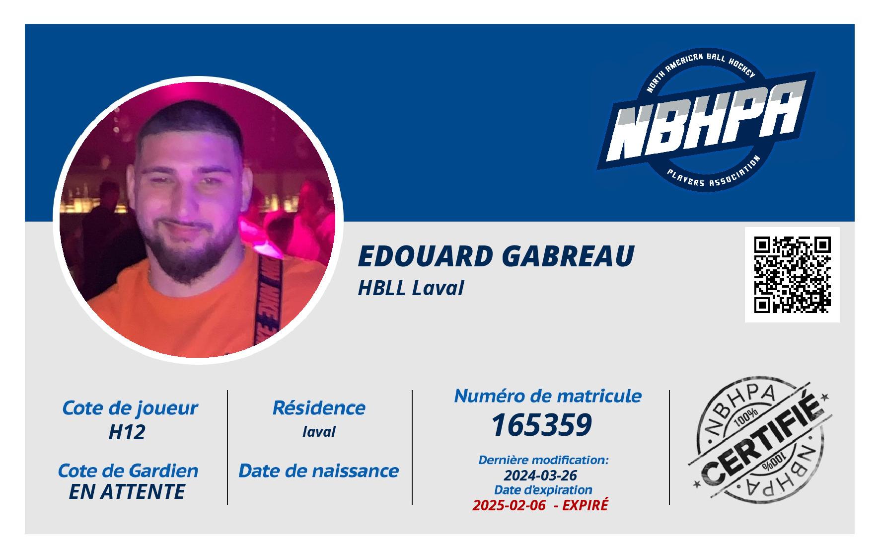 Edouard Gabreau