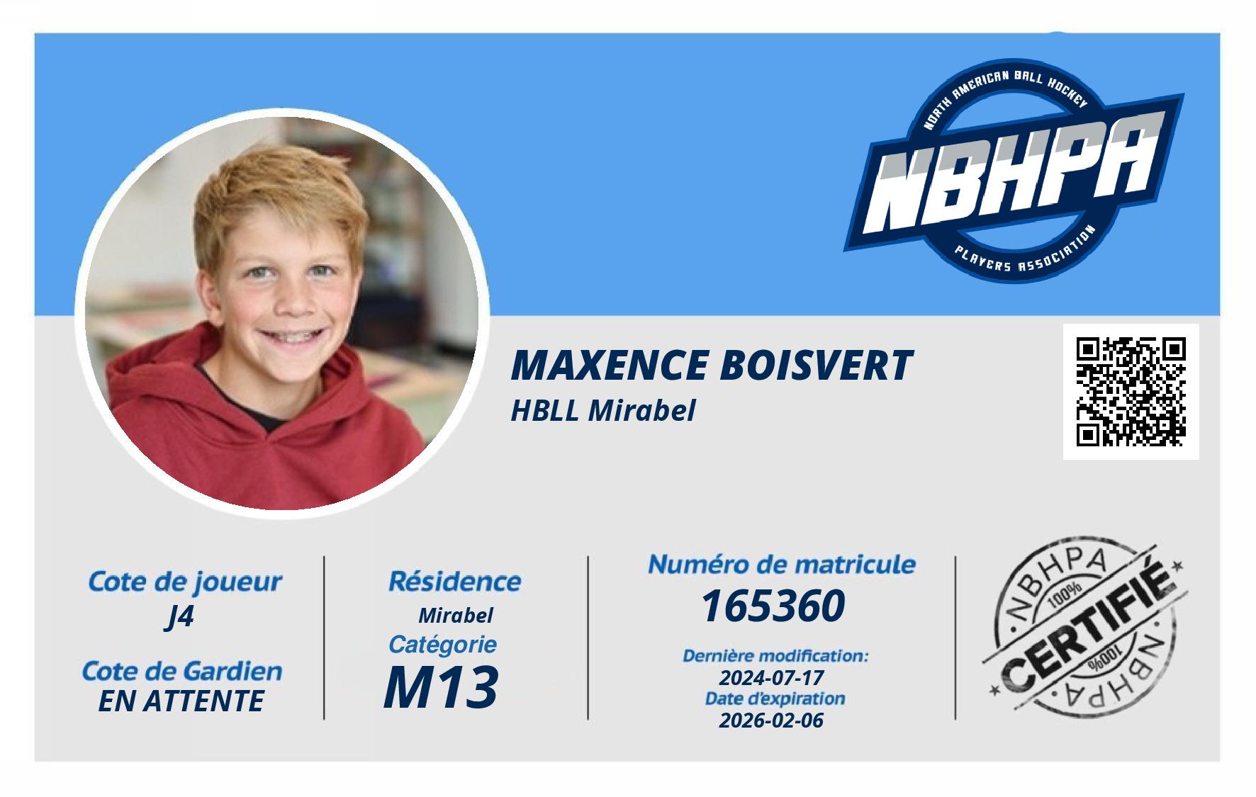 Maxence Boisvert