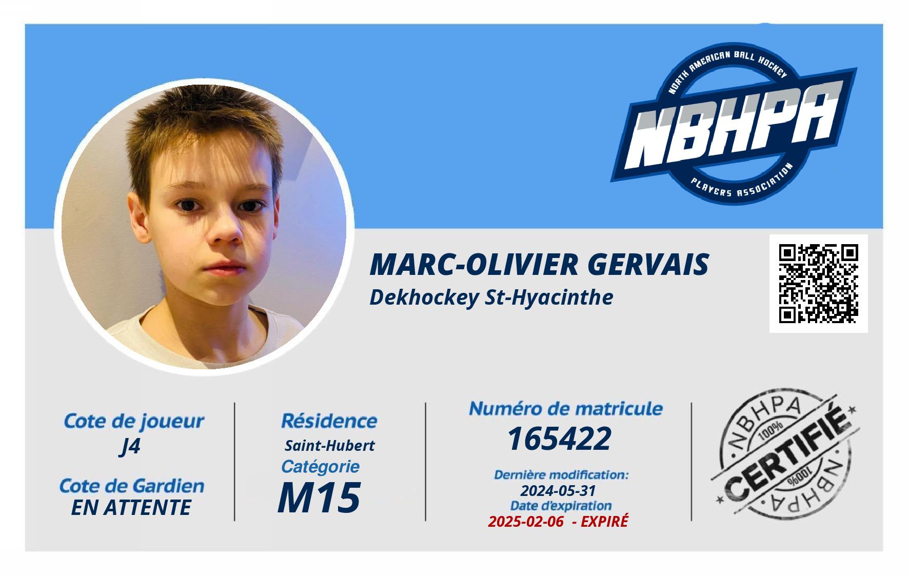 Marc-Olivier Gervais