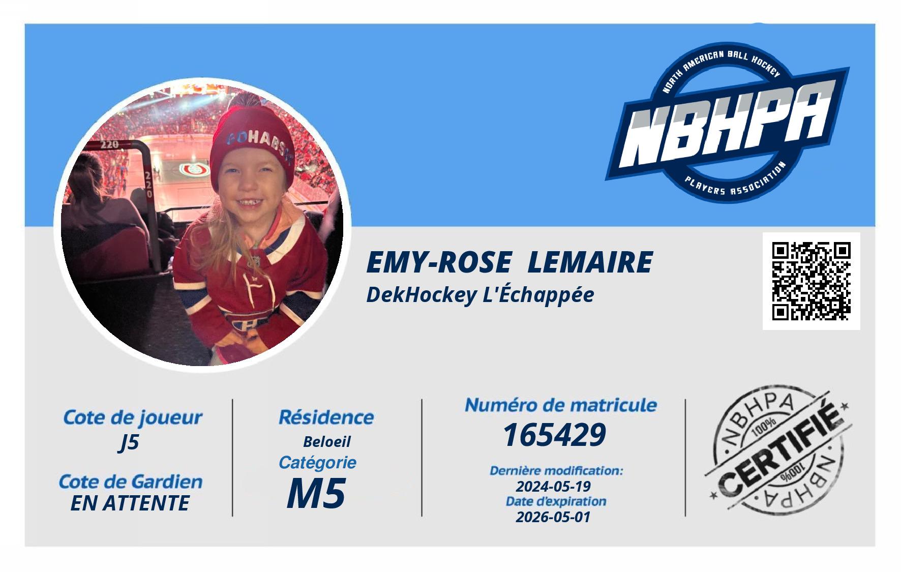 Emy-Rose  Lemaire