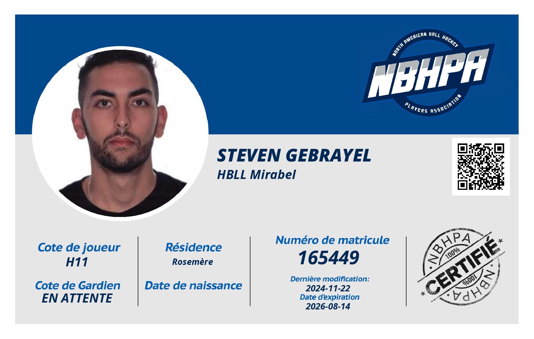 Steven Gebrayel