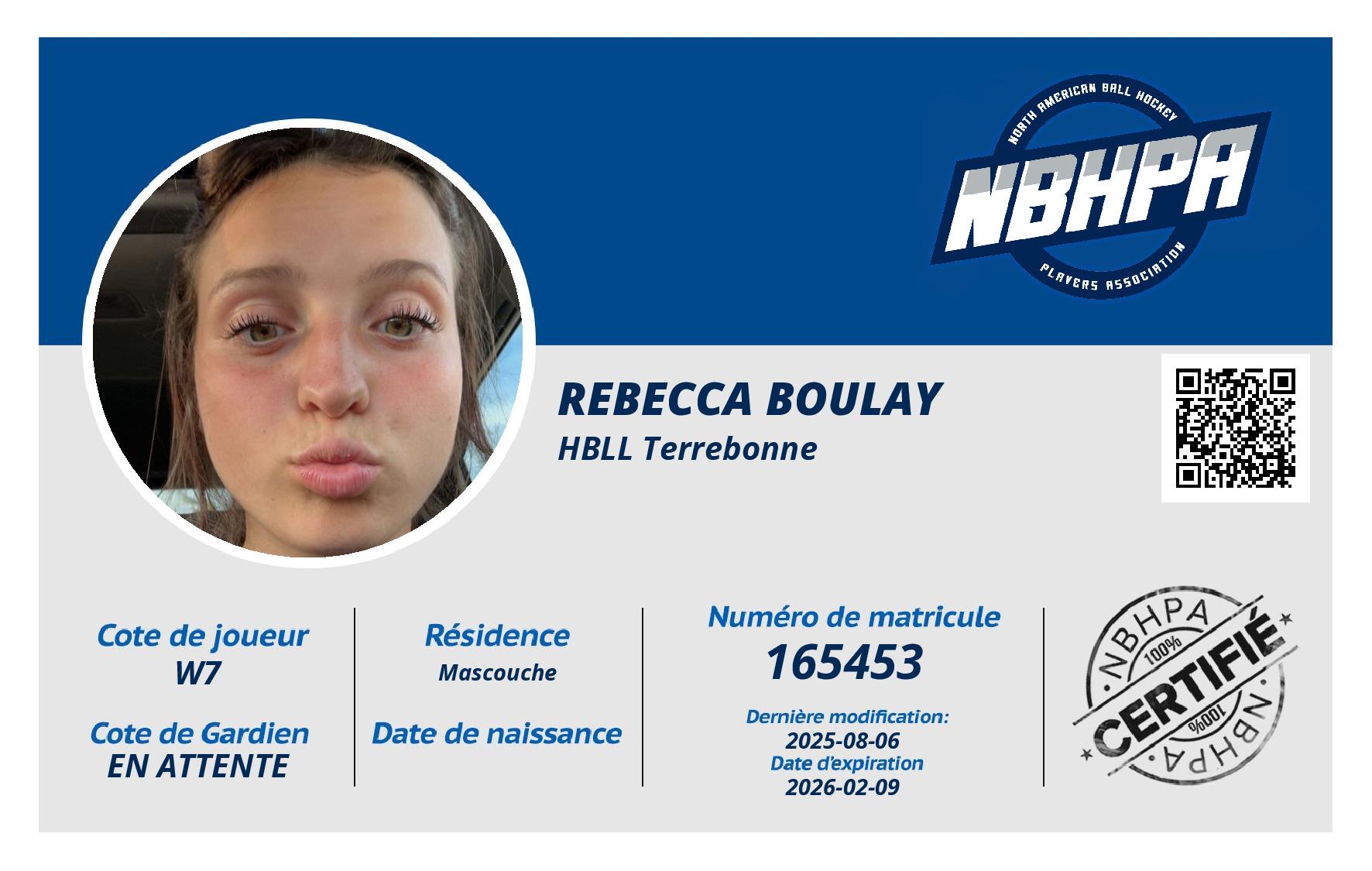 Rebecca Boulay