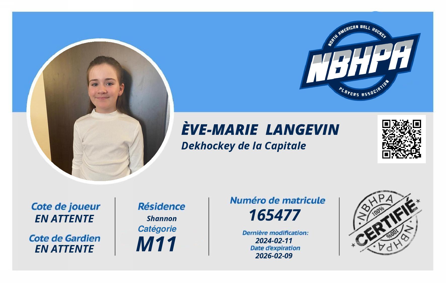 Ève-Marie  Langevin