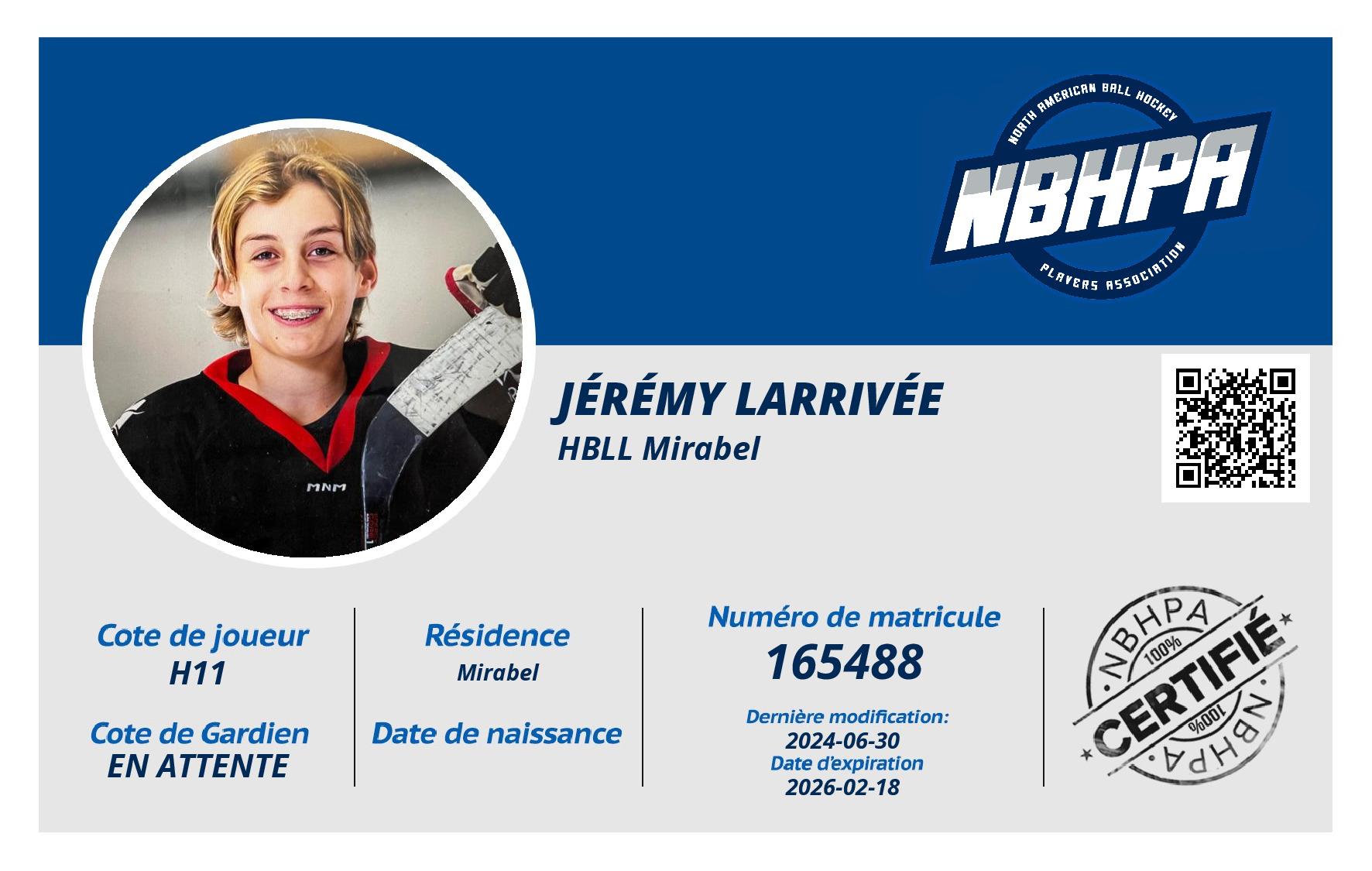 Jérémy Larrivée