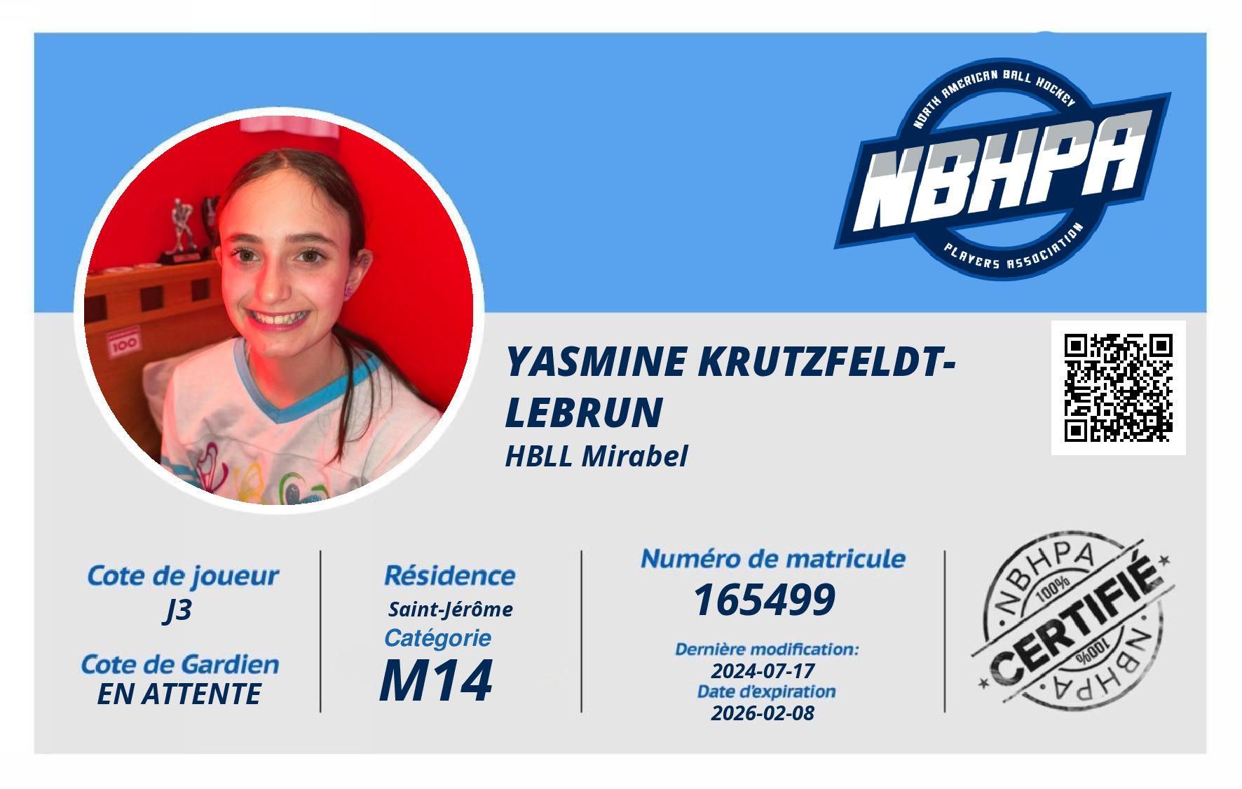 Yasmine Krutzfeldt-Lebrun