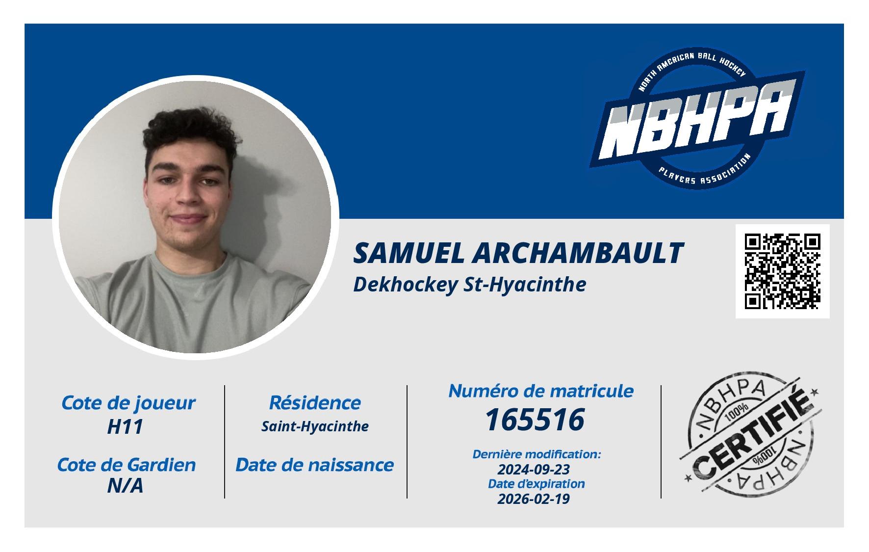 Samuel Archambault