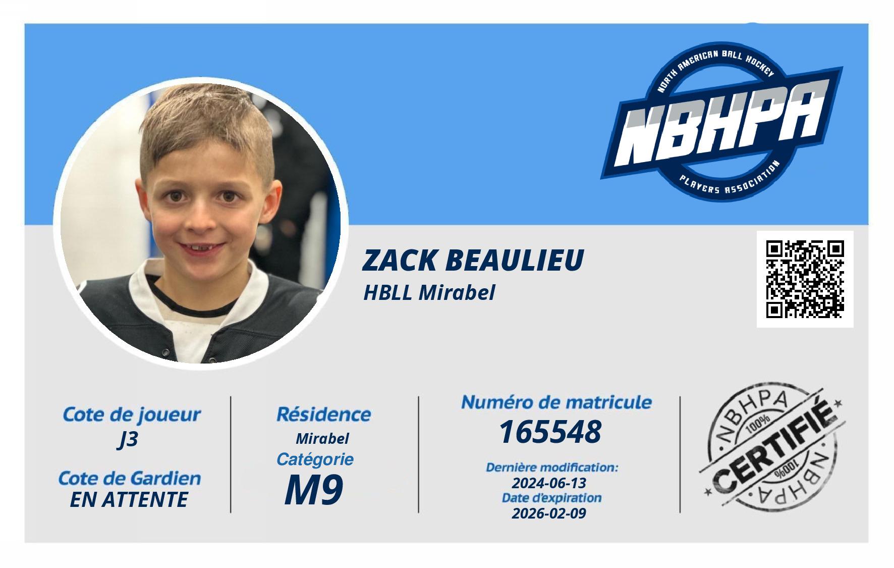 Zack Beaulieu