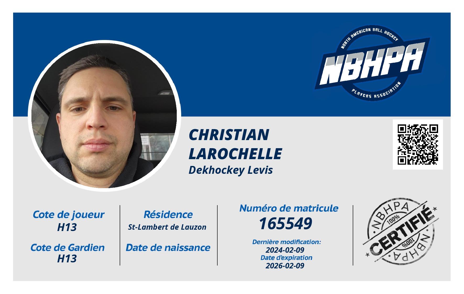 Christian  Larochelle 