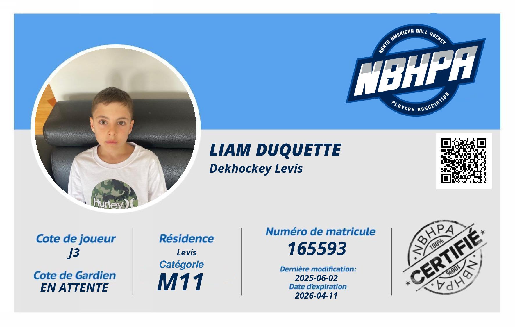 Liam Duquette