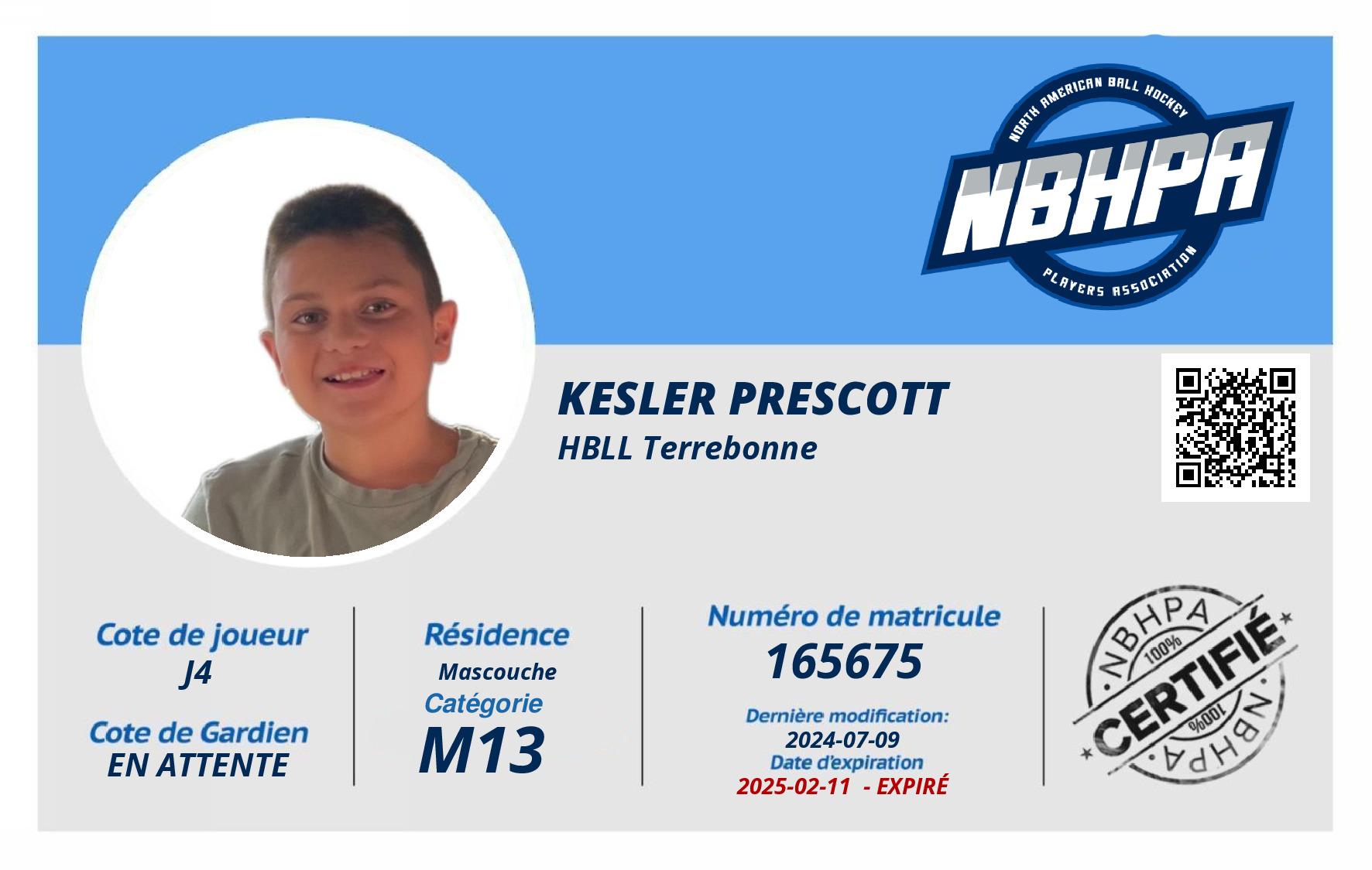 Kesler Prescott