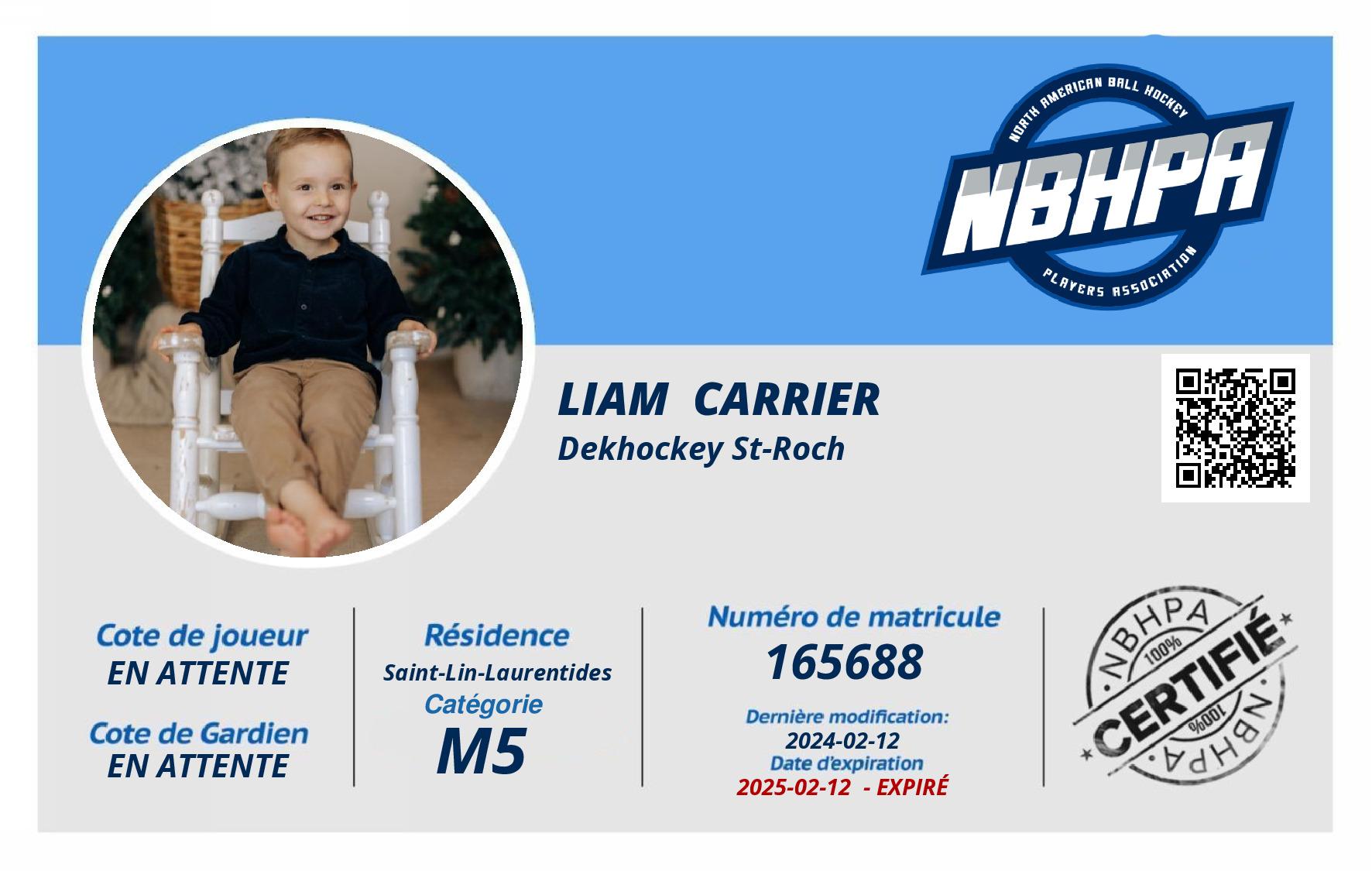 Liam  Carrier