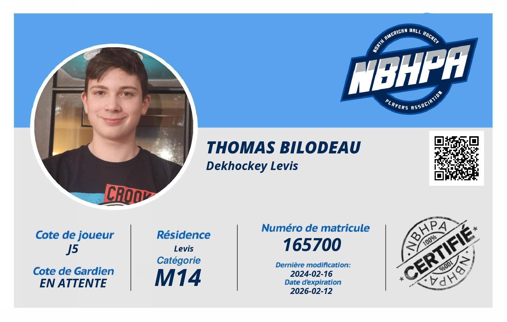 Thomas Bilodeau