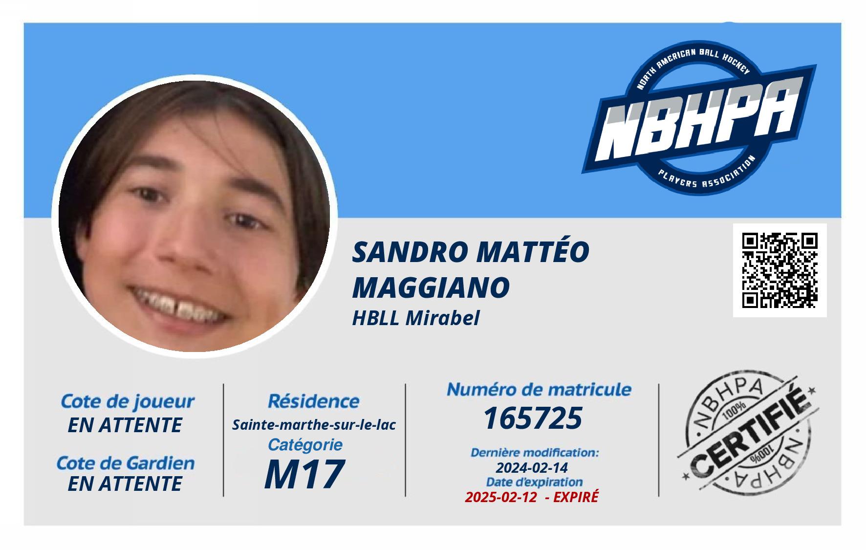 Sandro Mattéo Maggiano