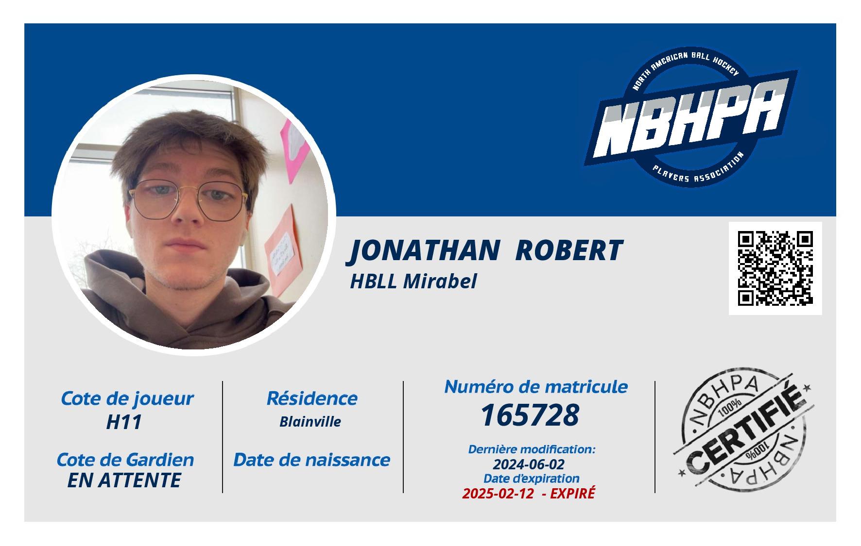 Jonathan  Robert