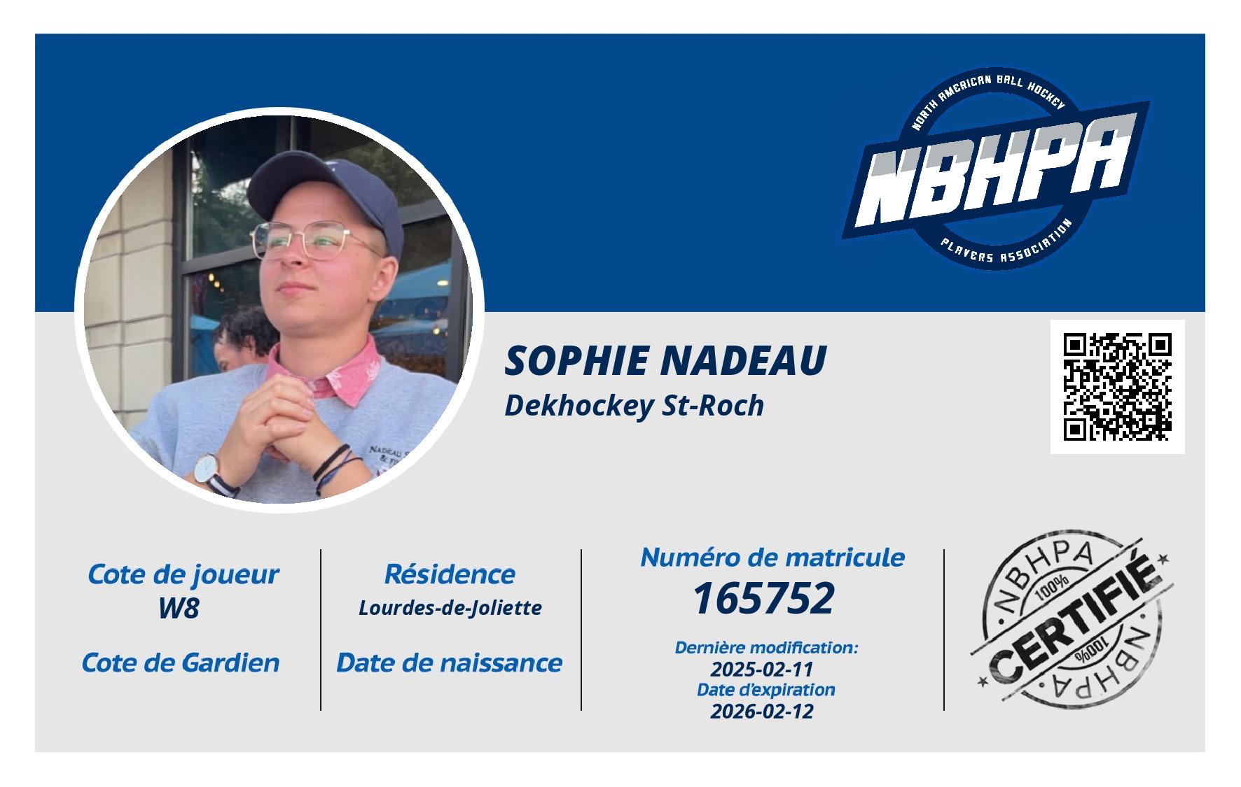 Sophie Nadeau