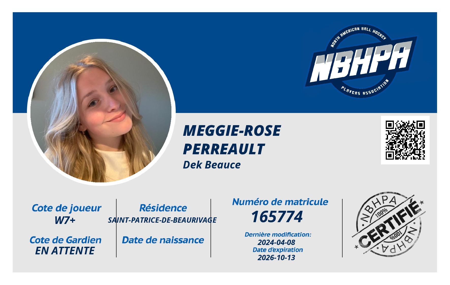 Meggie-Rose Perreault