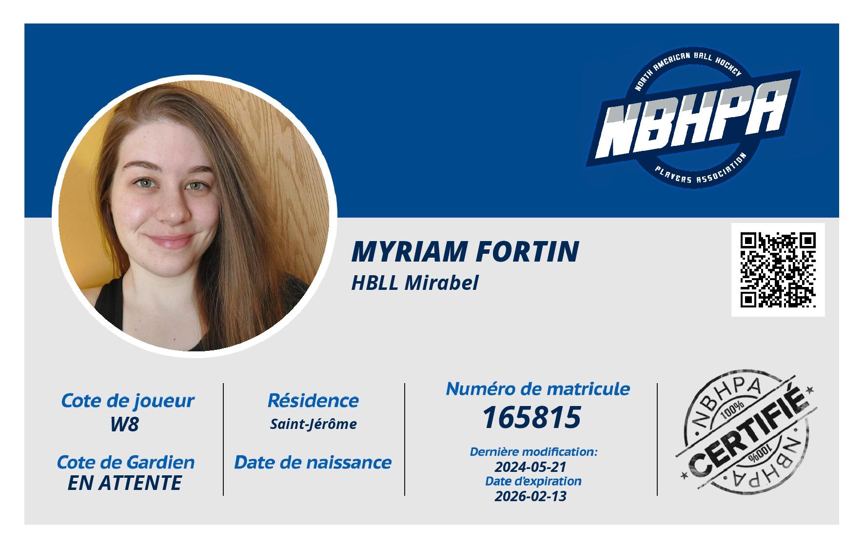 Myriam Fortin