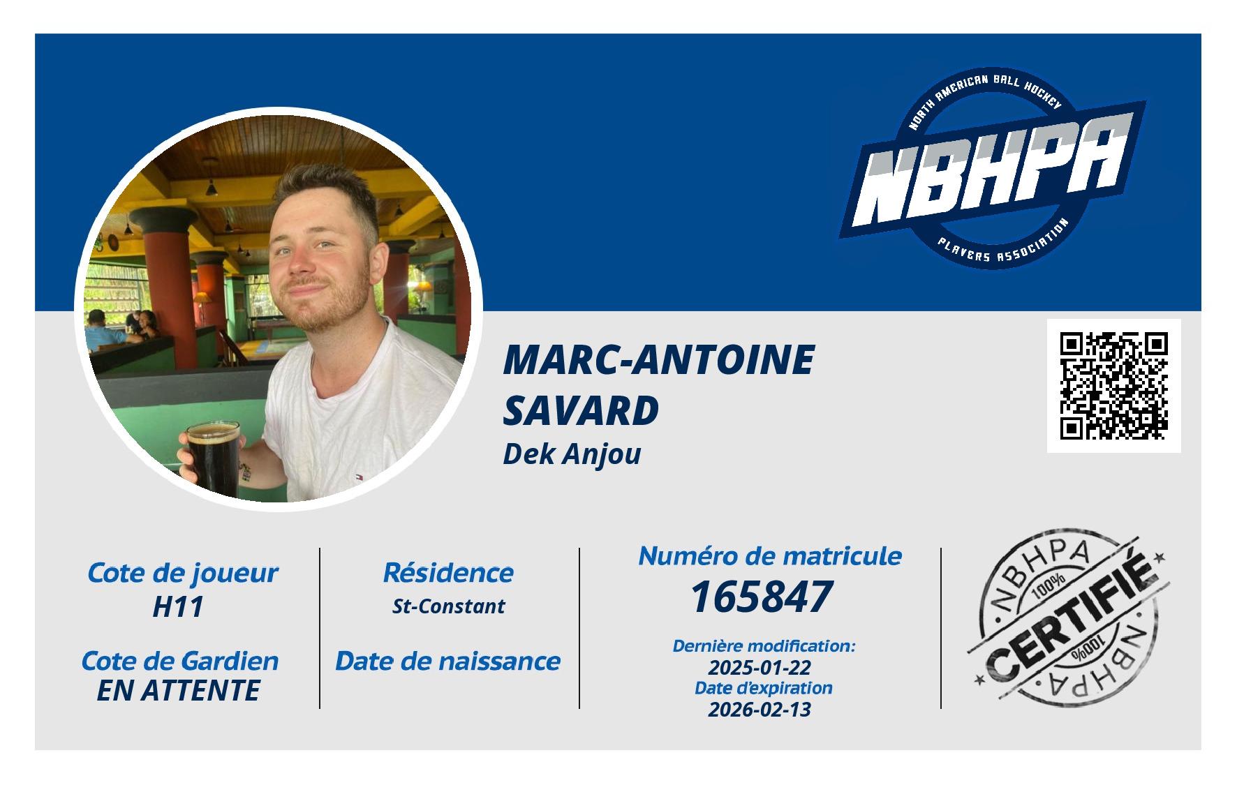 Marc-Antoine  Savard
