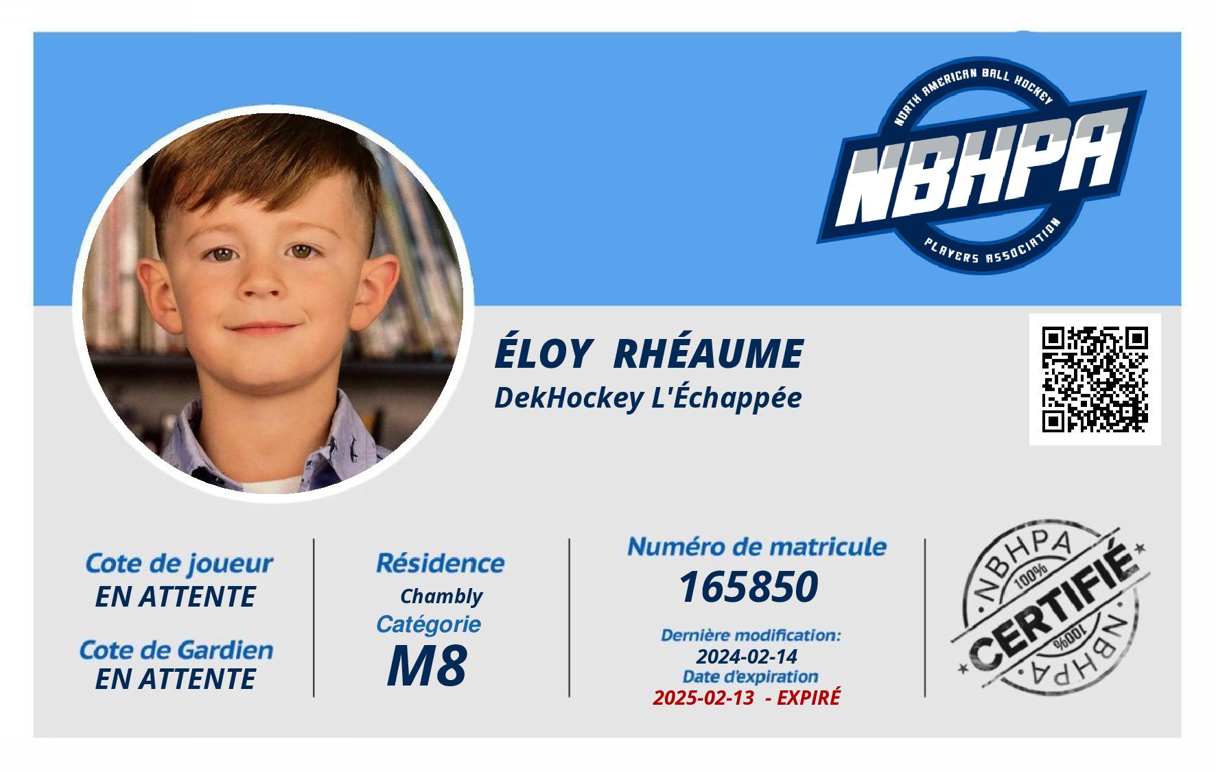 Éloy  Rhéaume 