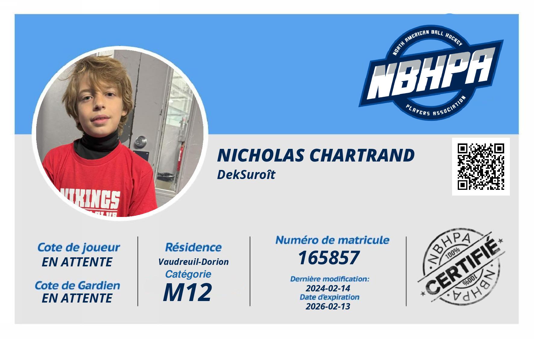 Nicholas Chartrand