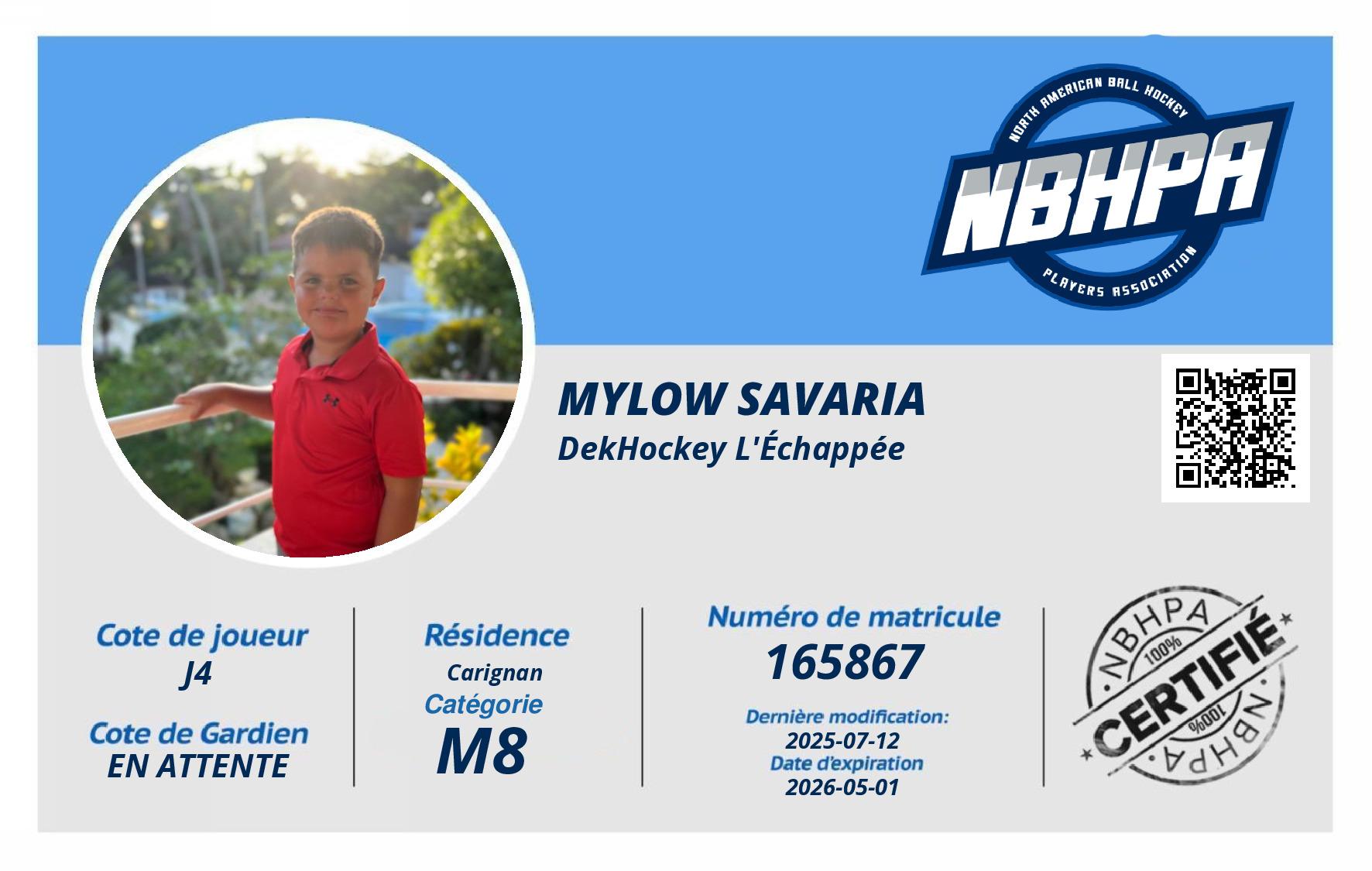 Mylow Savaria