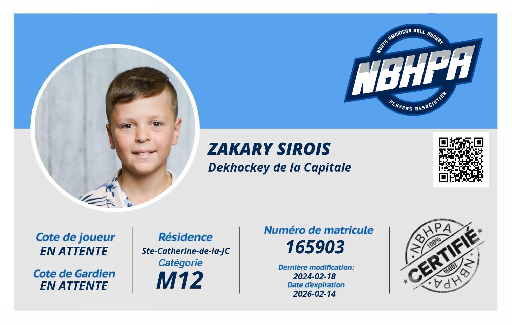 Zakary Sirois