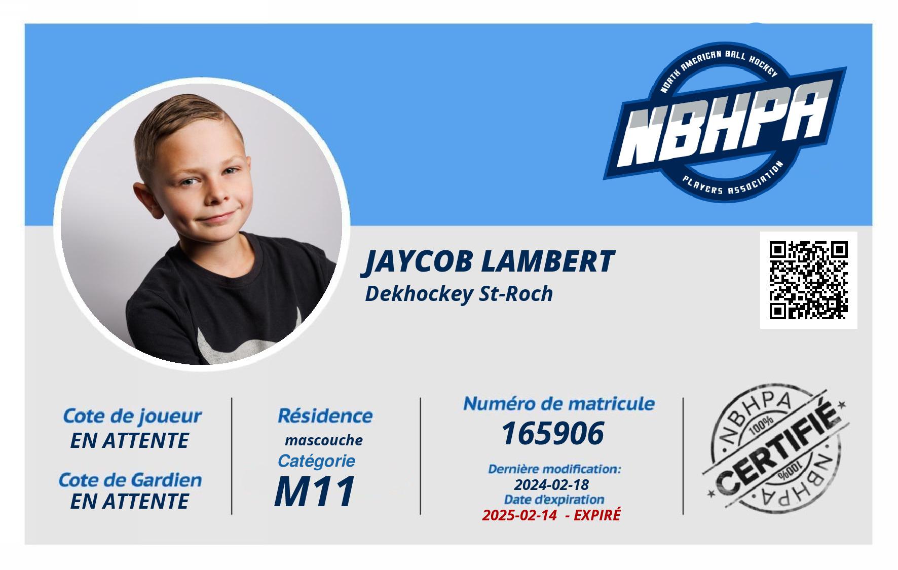 Jaycob Lambert