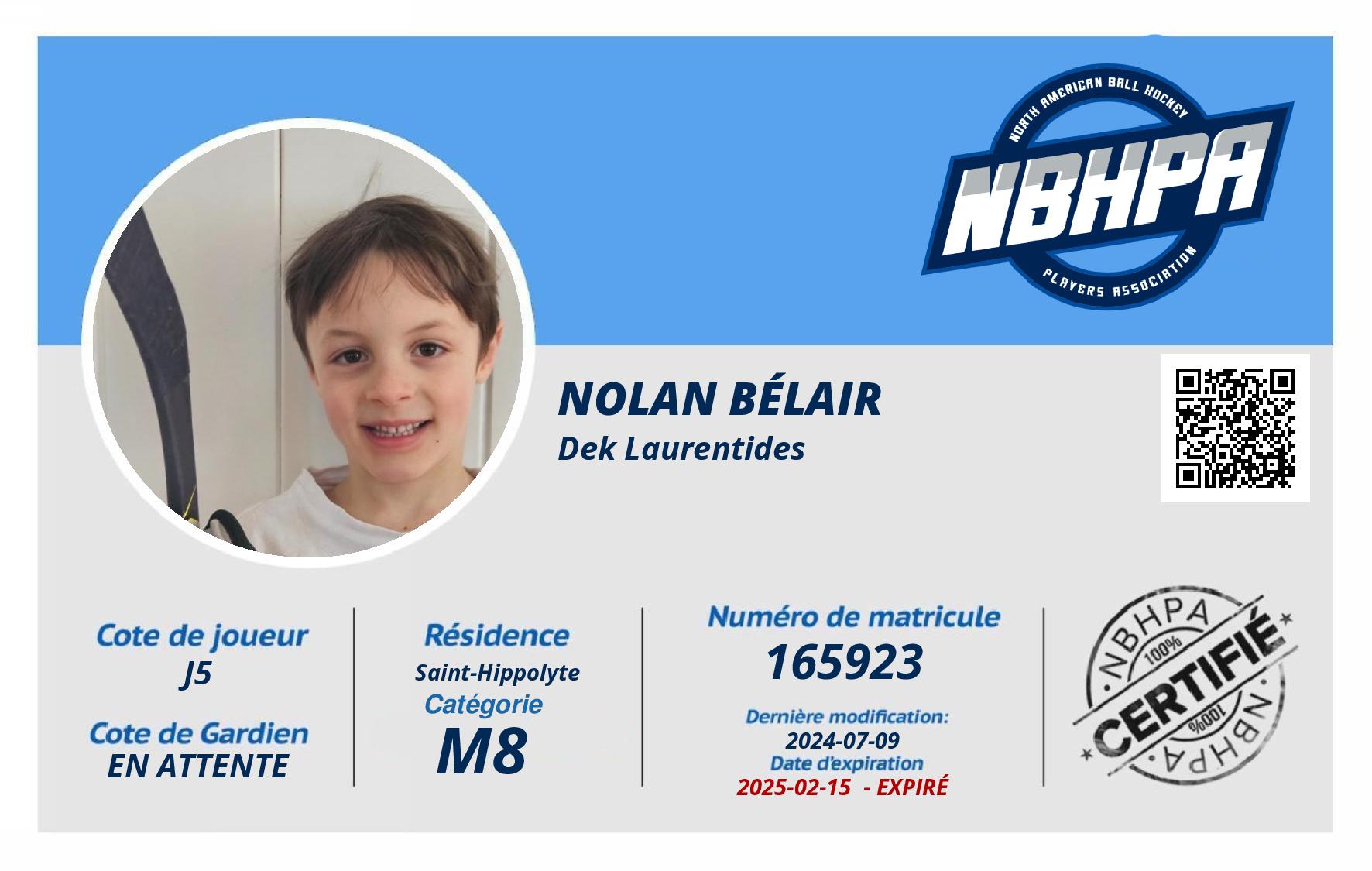 Nolan Bélair
