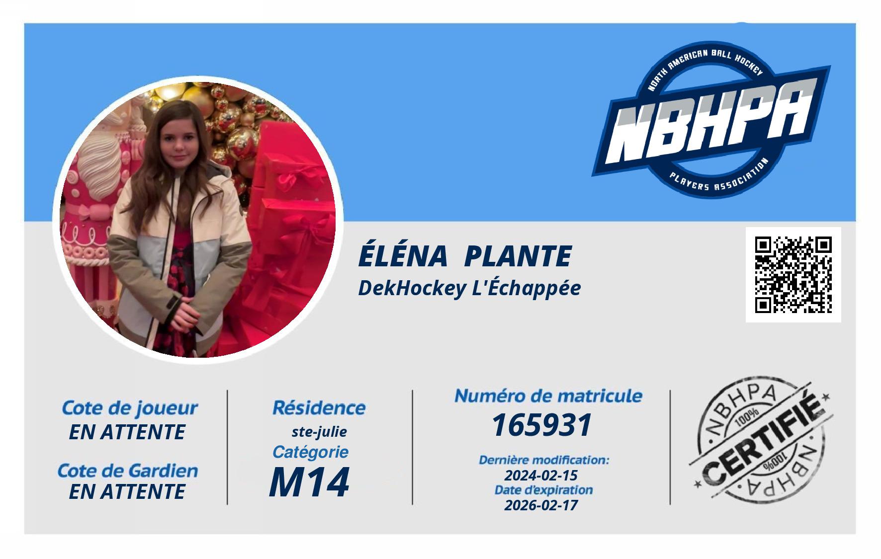 Éléna  Plante