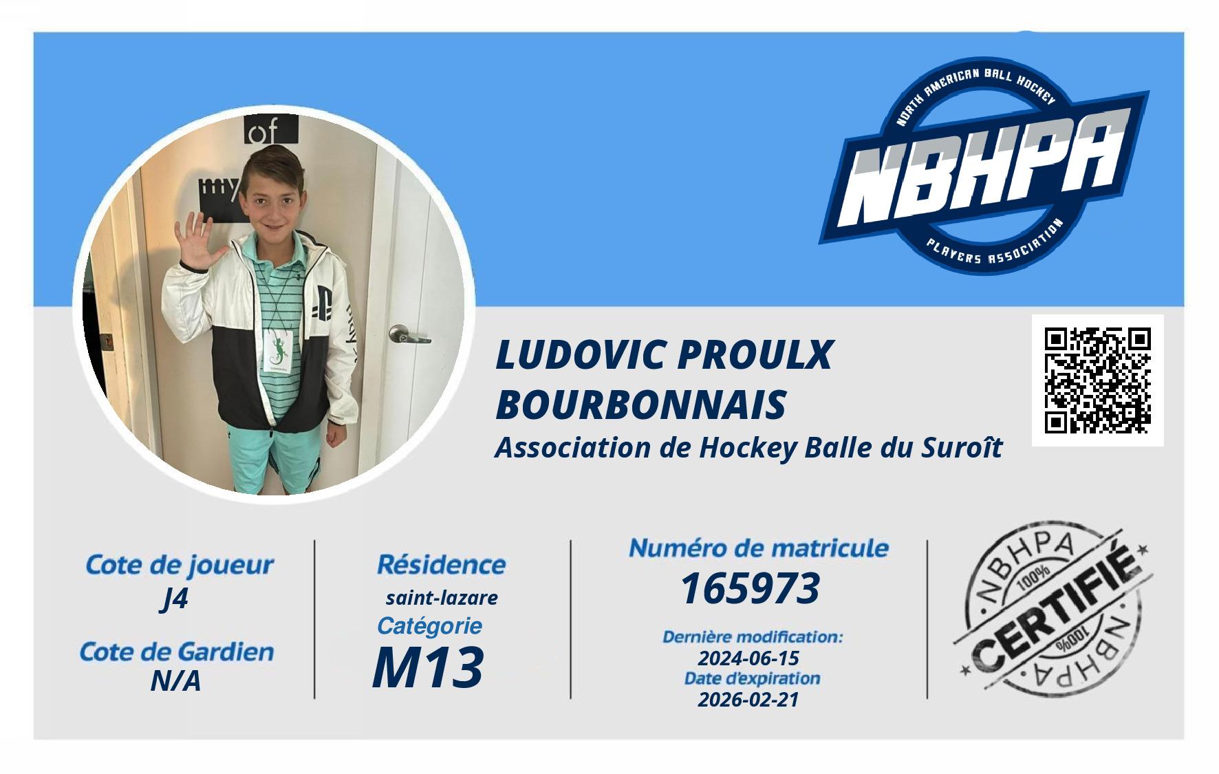 Ludovic Proulx Bourbonnais