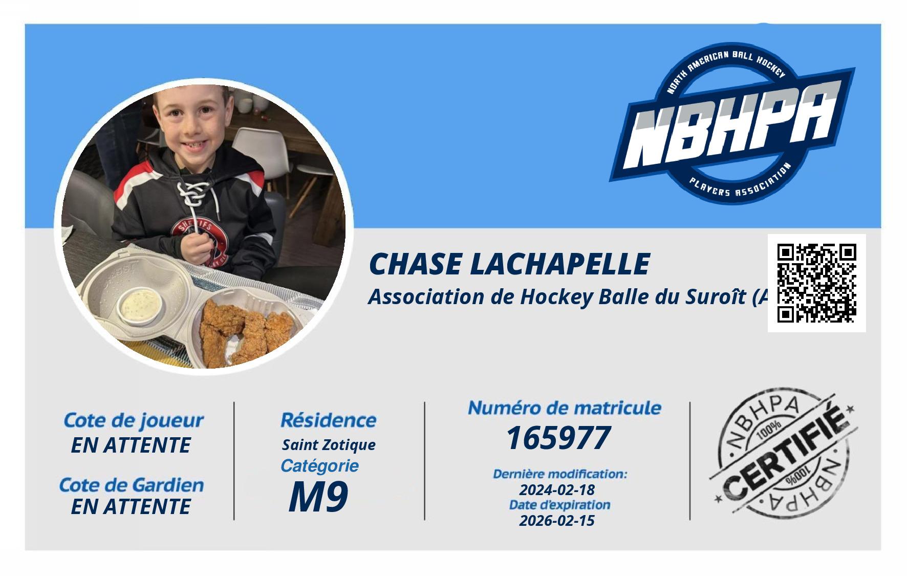 Chase Lachapelle
