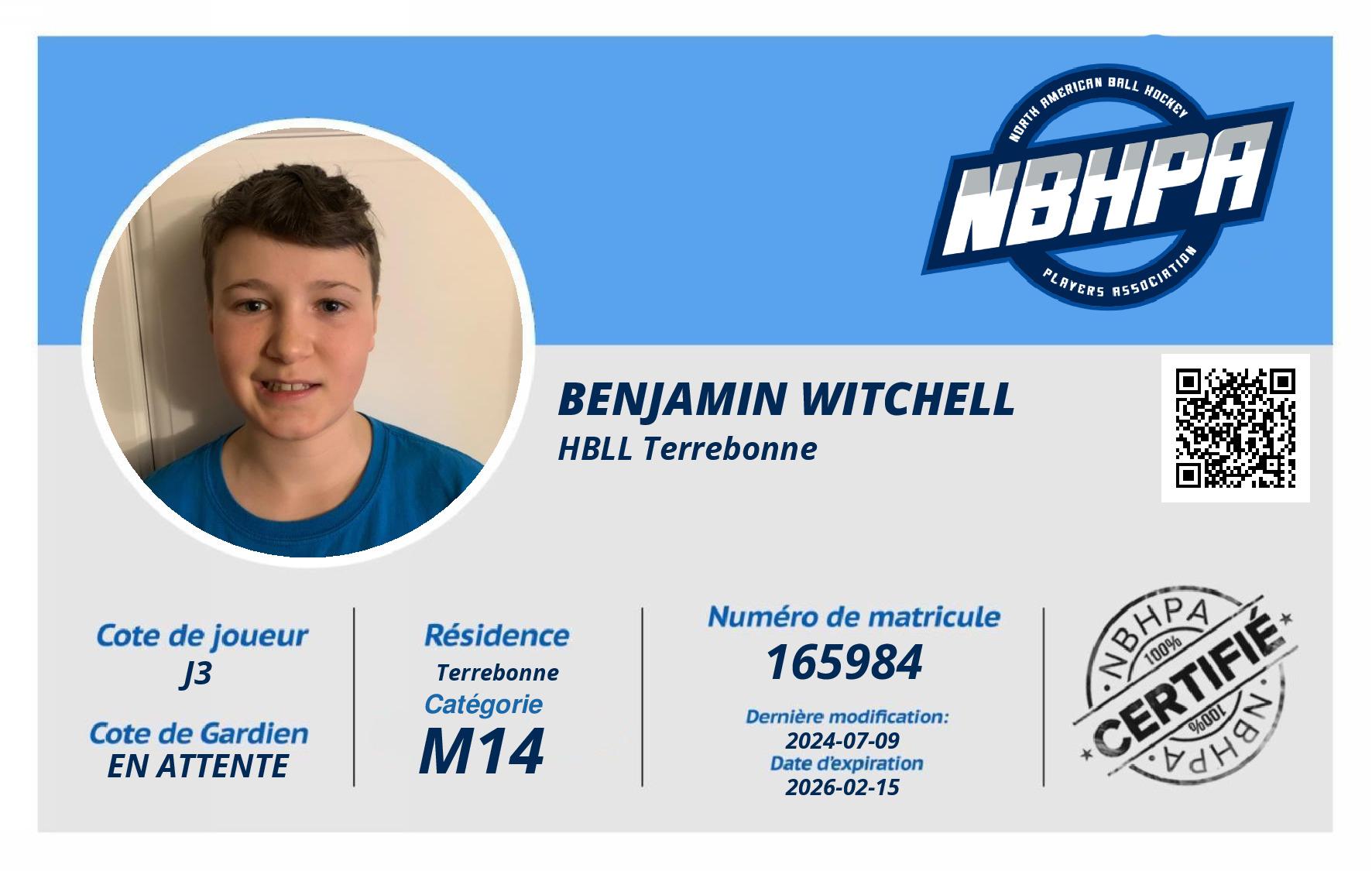 Benjamin Witchell